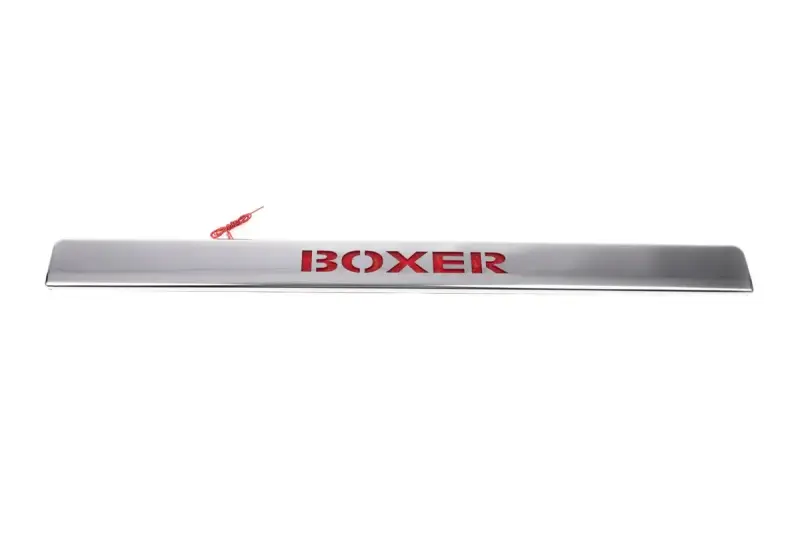 Хром планка над номером LED-червоний (нерж.) для Peugeot Boxer 2006–2025