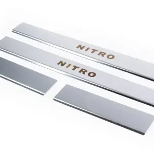 Накладки на пороги Carmos на нижню частина частина (нерж) для Dodge Nitro 2006–2011
