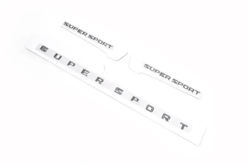 Комплект шильдиків Supersport (3 шт)