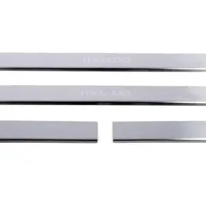 Накладка на пороги Carmos (4 шт, нерж) V-2 для Mazda 3 2003–2009