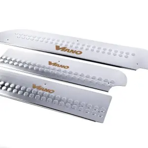 Накладки на внутрішні пороги Carmos V1 (нерж) для Mercedes-Benz Viano 2004–2014