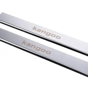 Накладки на пороги Carmos V1 (нерж.) для Renault Kangoo 1998–2008
