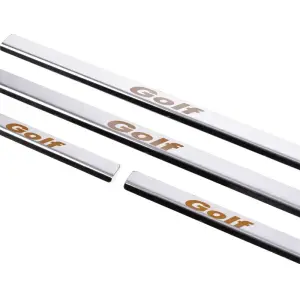 Накладки на пороги Carmos V1 (нерж) для Volkswagen Golf 6 2008–2014