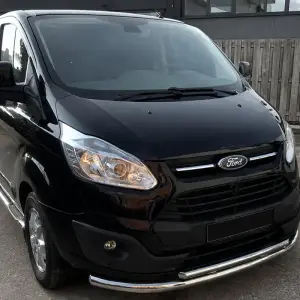 Передній захист ST014 (нерж.) для Ford Custom 2013–2022
