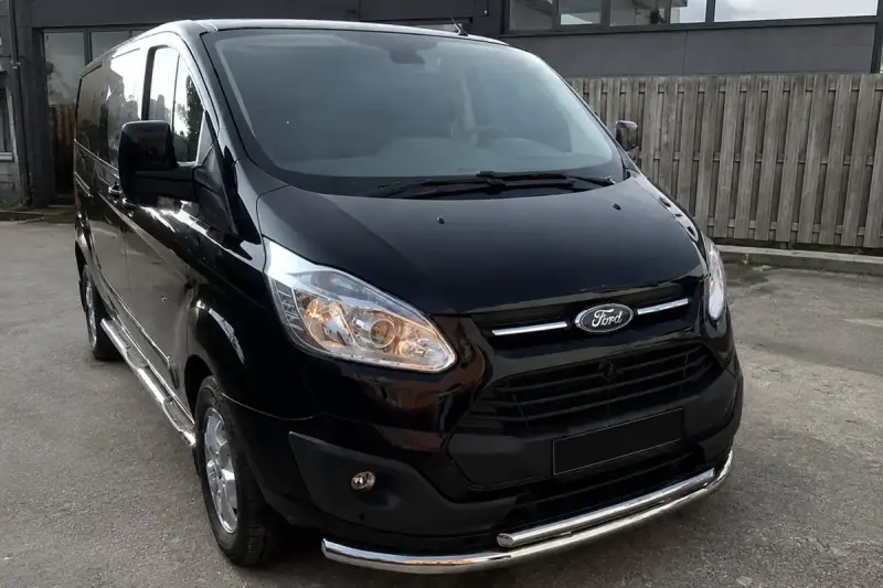 Передній захист ST014 (нерж.) для Ford Custom 2013–2022