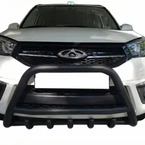 Кенгурятник WT003 Black (нерж) для Chery Tiggo 3 2005–