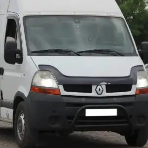 Передня дуга WT003 Black (нерж.) для Opel Movano 2004–2010