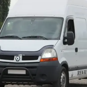 Передня дуга WT003 Black (нерж.) для Renault Master 1998–2010