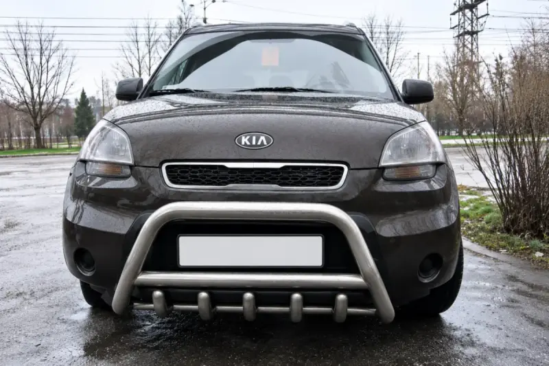 Кенгурятник (нерж) для KIA Soul II 2013–2018