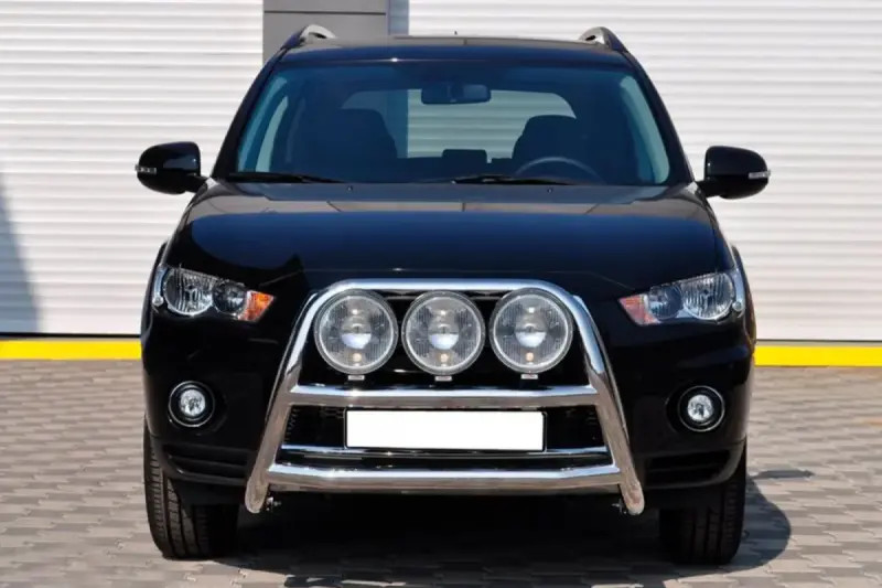 Кенгурятник WT018 (2010-2012, нерж.) для Mitsubishi Outlander 2006–2012