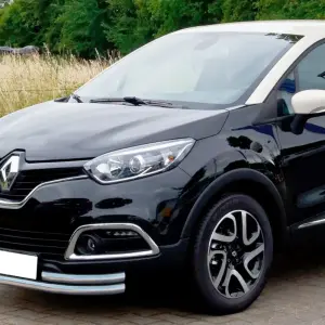 Передній захист ST085 (нерж) для Renault Captur 2013–2019