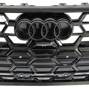 Передня решітка RS-style (2024+, чорна) для Audi A6 C8 2018–2025