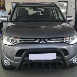 Кенгурятник WT002 Black (нерж.) для Mitsubishi Outlander 2012–2021
