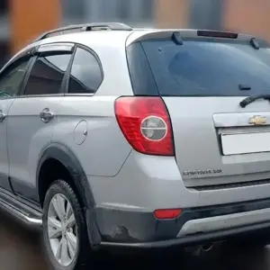 Задній захист AK005 Black (нерж) для Chevrolet Captiva 2006–2019