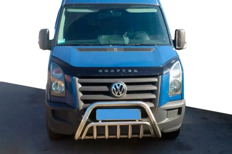 Кенгурятник WT002 (нерж) для Volkswagen Crafter 2006–2016