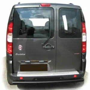 Задня дуга AK002 Black (нерж.) для Fiat Doblo I 2005–2010