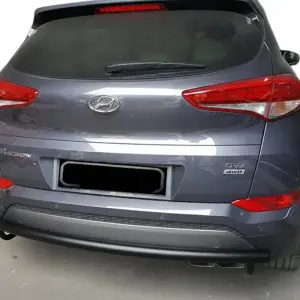 Задня дуга AK002 Black (нерж.) для Hyundai Tucson TL 2016–2021