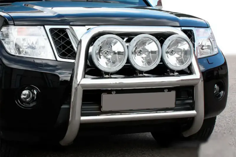 Кенгурятник WT018 (нерж) для Nissan Navara 2006–2015