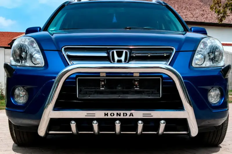 Кенгурятник WT004 (нерж) для Honda CRV 2001–2006