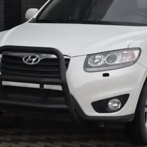 Кенгурятник WT018 Black (нерж.) для Hyundai Santa Fe 2 2006–2012