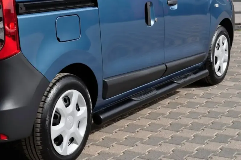 Бічні труби Black (2 шт., Нерж.) для Dacia Dokker 2013–2022