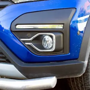 Накладки на протитуманки (2 шт, нерж) для Dacia Sandero 2021–