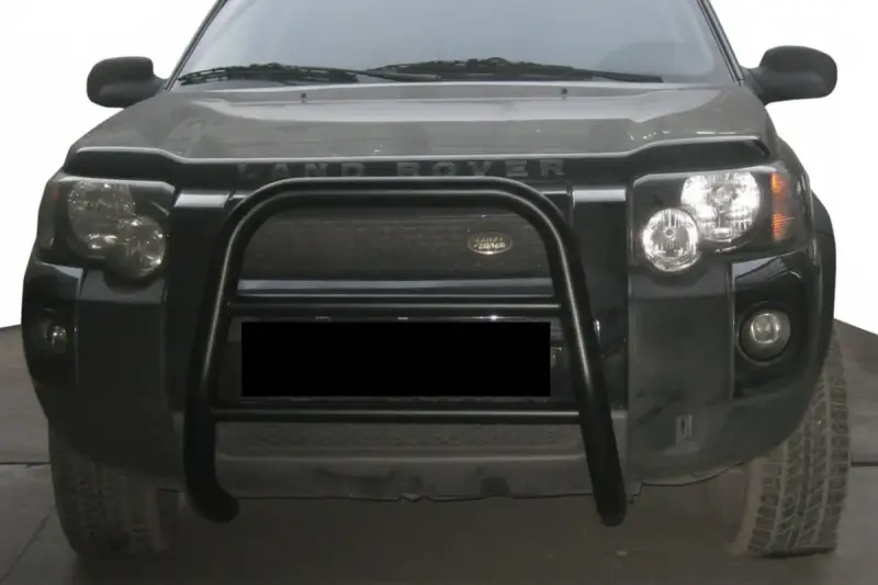 Кенгурятник QT008 Black (нерж) для LandRover Land Rover Freelander II 2006–2014
