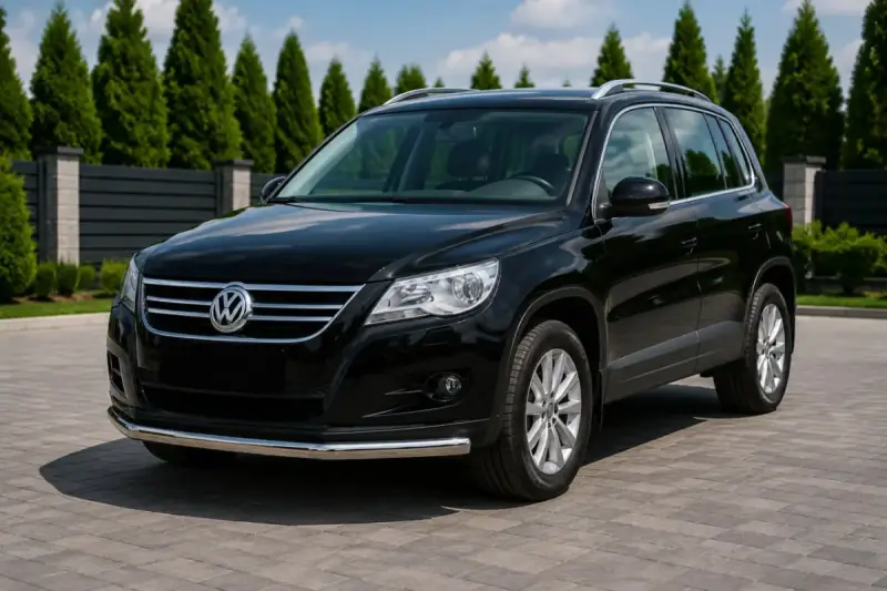 Передній захист ST008 (нерж) для Volkswagen Tiguan 2007–2016