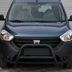 Кенгурятник WT006 Black (нерж.) для Dacia Dokker 2013–2022