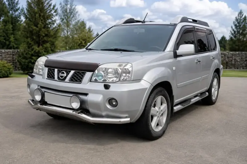 Передній захист ST007 (нерж) для Nissan X-trail T30 2002–2007