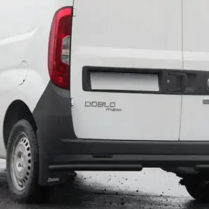Задні куточки AK003 Black (нерж.) для Fiat Doblo II 2010–2022
