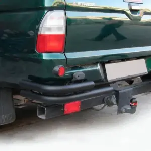 Задні кути AK003-Double Black (2 шт., нерж) для Mitsubishi L200 1996–2006