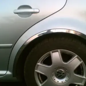 Накладки на арки (4 шт, нерж) для Volkswagen Bora 1998–2004