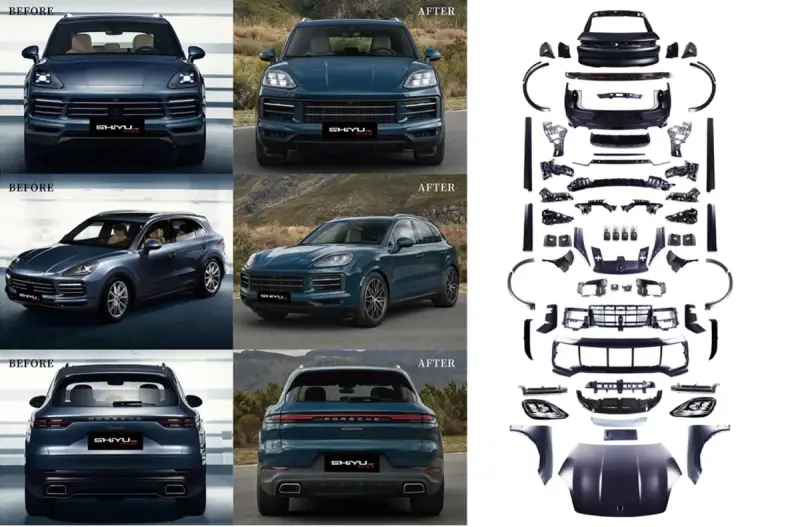 Комплект рестайлінгу в 2024 для Porsche Cayenne 2018–