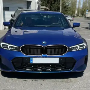 Ніздрі M-Look LED (2022+, чорний глянець) для BMW 3 серія G20/G21 2018–