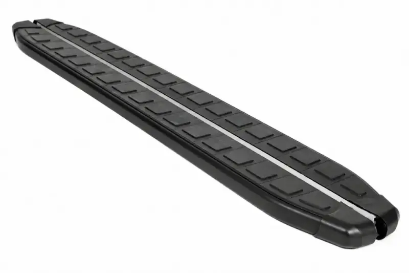 Бокові пороги Fullmond Black (2 шт., алюм.) для Nissan Navara/NP300 2016–