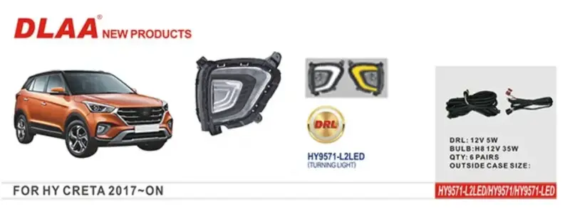 Протитуманки (LED) для Hyundai Creta 2014–2020