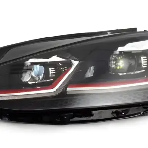 Передні фари Red FullLed (2017-2020, 2 шт) для Volkswagen Golf 7/E-Golf 2012–2020