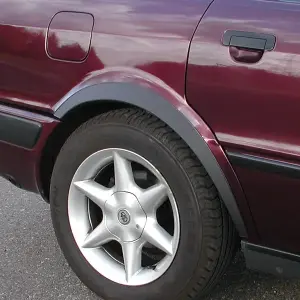 Накладки на арки (1987-1991, 4 шт, чорні) для Audi 80/90 1987–1996
