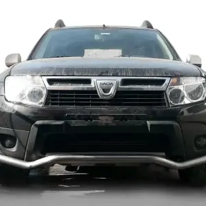 Передній захист ST012 (нерж.) для Dacia Duster 2008–2018