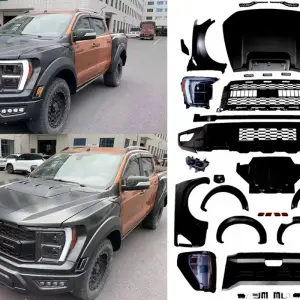 Комплект обвісів (дизайн F150 Raptor 2023) для Ford Ranger 2011–2022