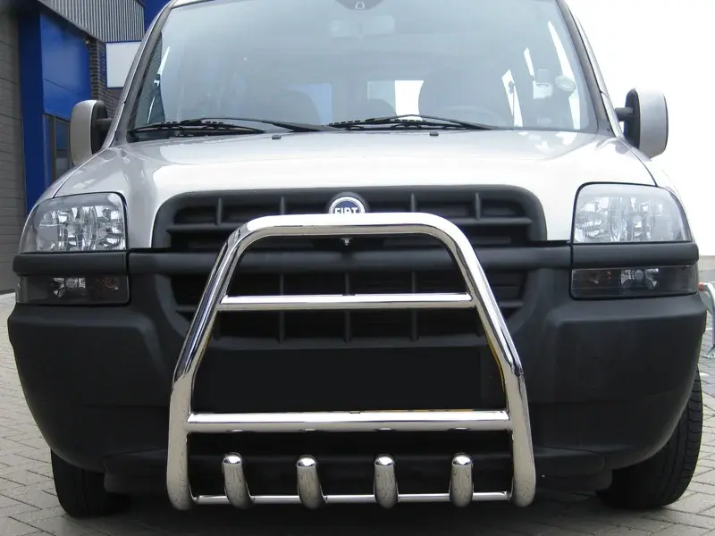 Передня дуга QT007 (нерж.) для Fiat Doblo I 2001–2005