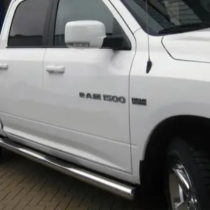 Бічні труби стандартні (2 шт., Нерж) для Dodge RAM (DT) 2018–