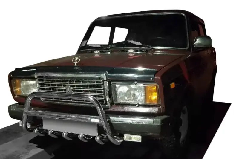Кенгурятник WT003 (42мм, нерж.) для Lada ВАЗ 2107 1982–2012