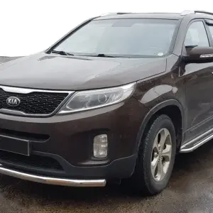 Передній захист ST008 (2013-2015, нерж.) для KIA Sorento II XM 2009–2014
