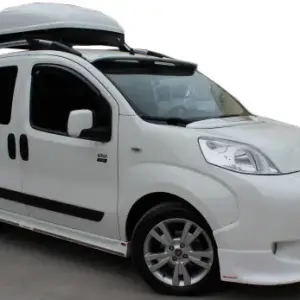 Накладка на передній бампер V2 (під фарбування) для Citroen Nemo 2007–2017