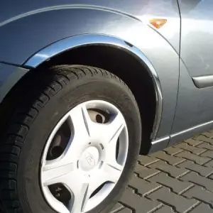 Накладки на арки (4 шт, нерж) для Ford Focus I 1998–2005