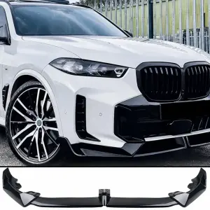 Передня Lip накладка Paradigm V-5 (для M-Sport 2023-, чорний глянець) для BMW X5 G05 2019–2026