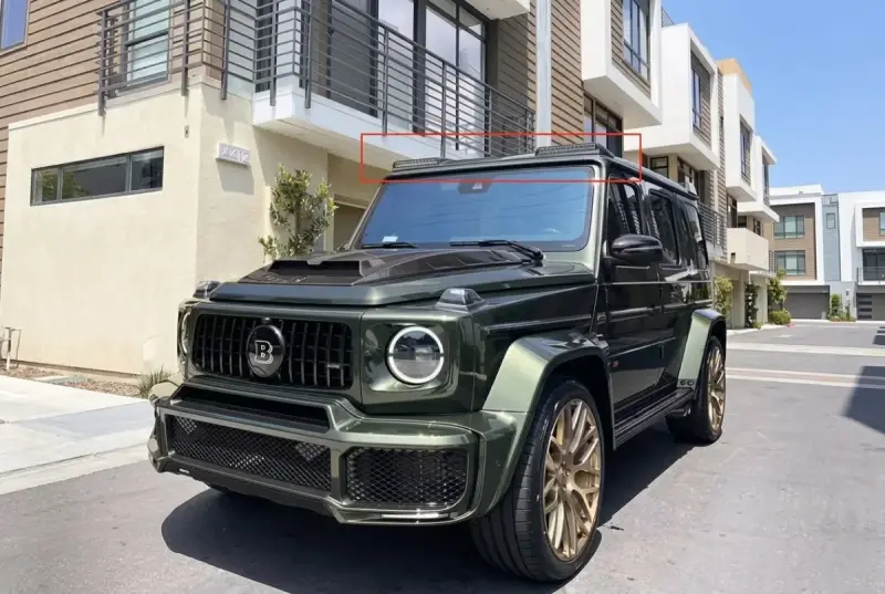 Козирок BRB-Design (Карбон) для Mercedes-Benz G class W463 2018–2024