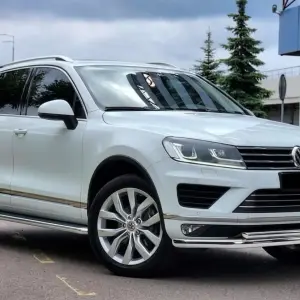 Передній захист ST014 (нерж) для Volkswagen Touareg 2010–2018